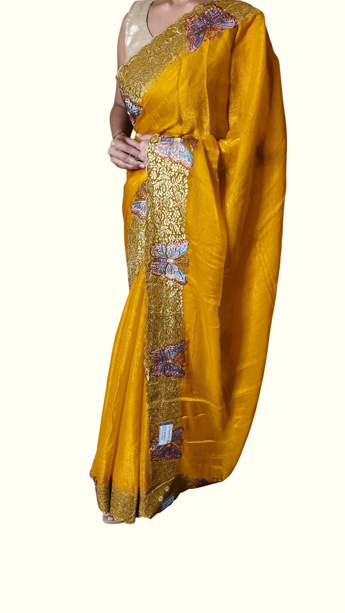 Saffron Regal Opulent Heritage Saree