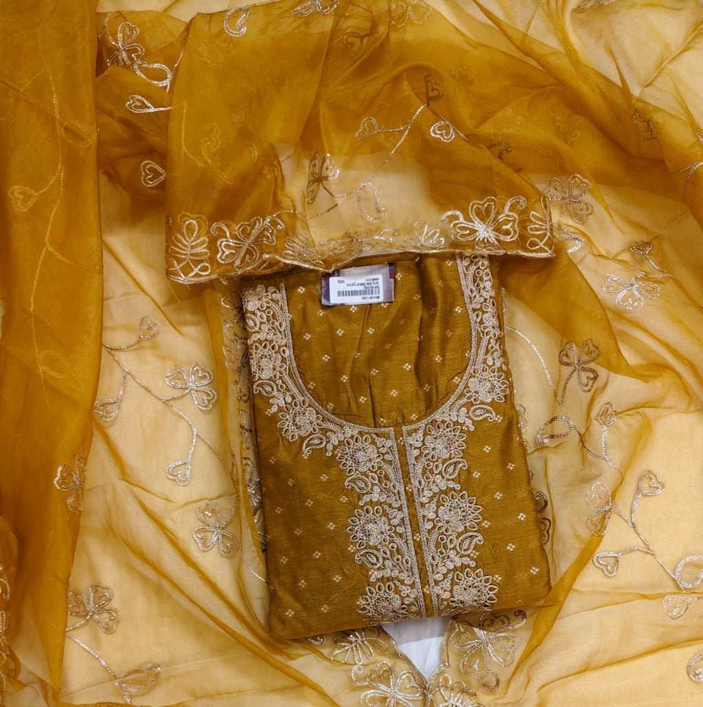 Saffron Regal Elegance Couture Suit