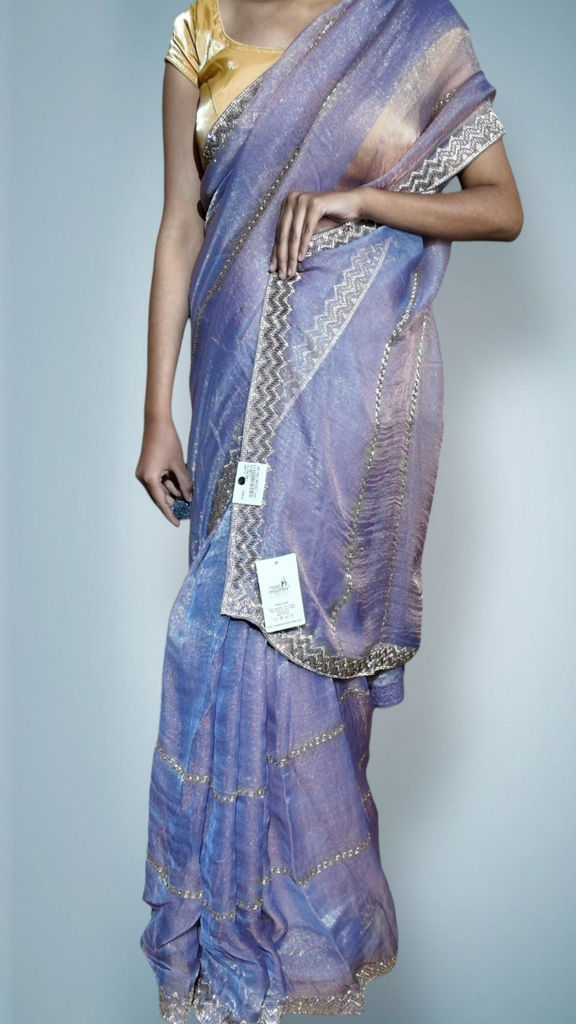 Orchid Ethereal Radiant Elegance Saree