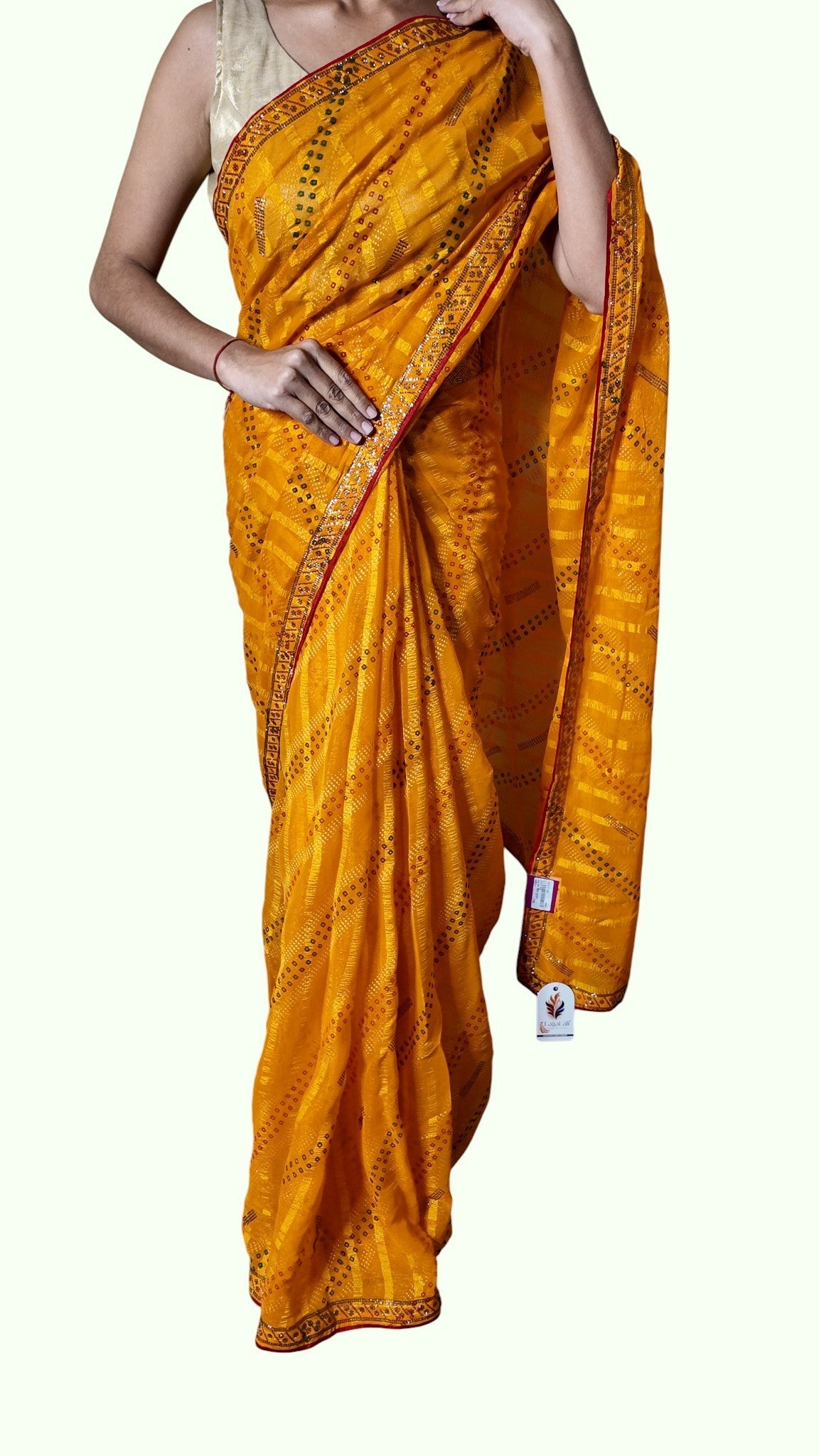 Saffron Regal Heritage Luxe Saree