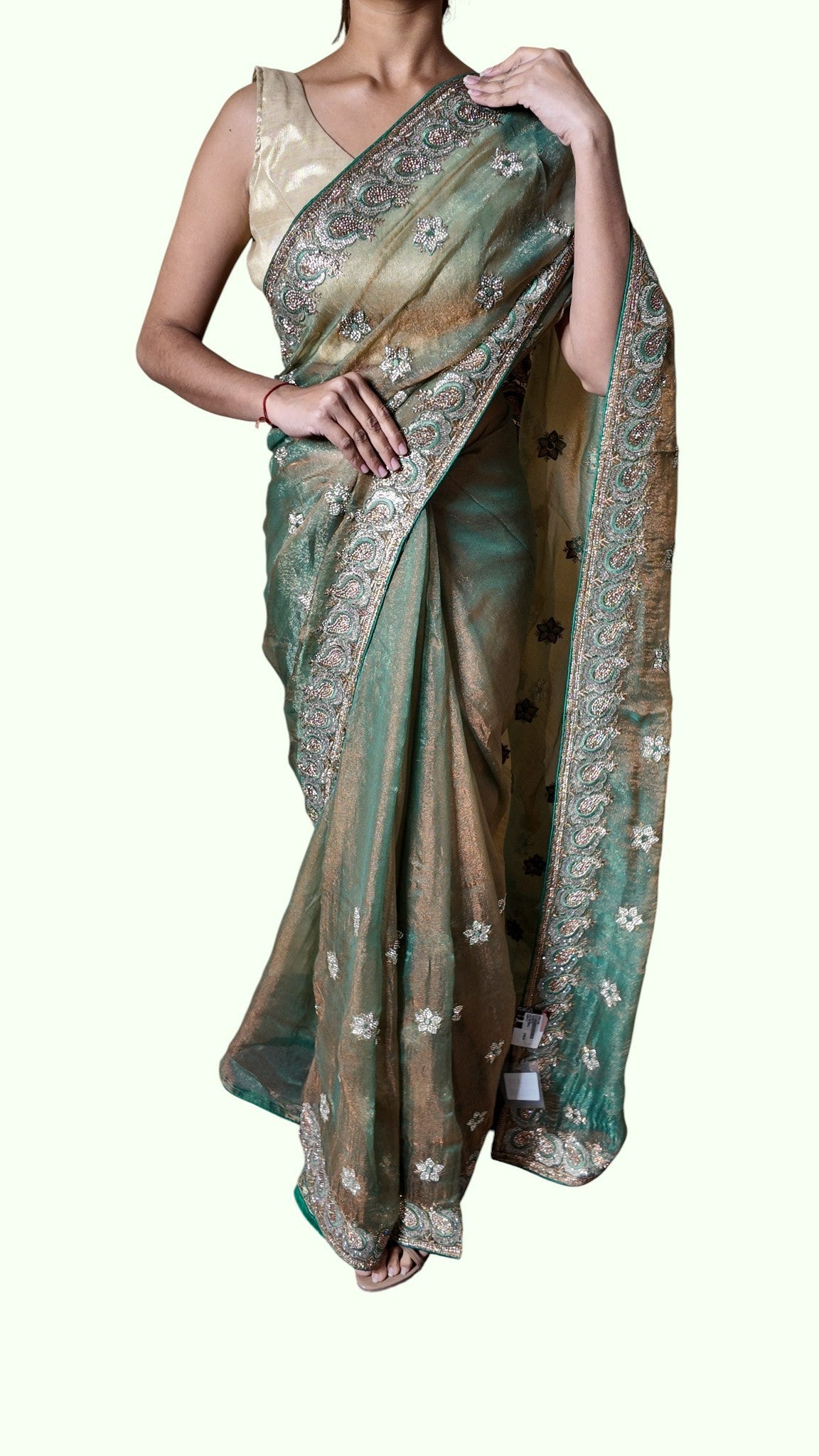 Jade Majestic Heritage Luxe Saree