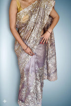 Orchid Regal Opulent Couture Saree