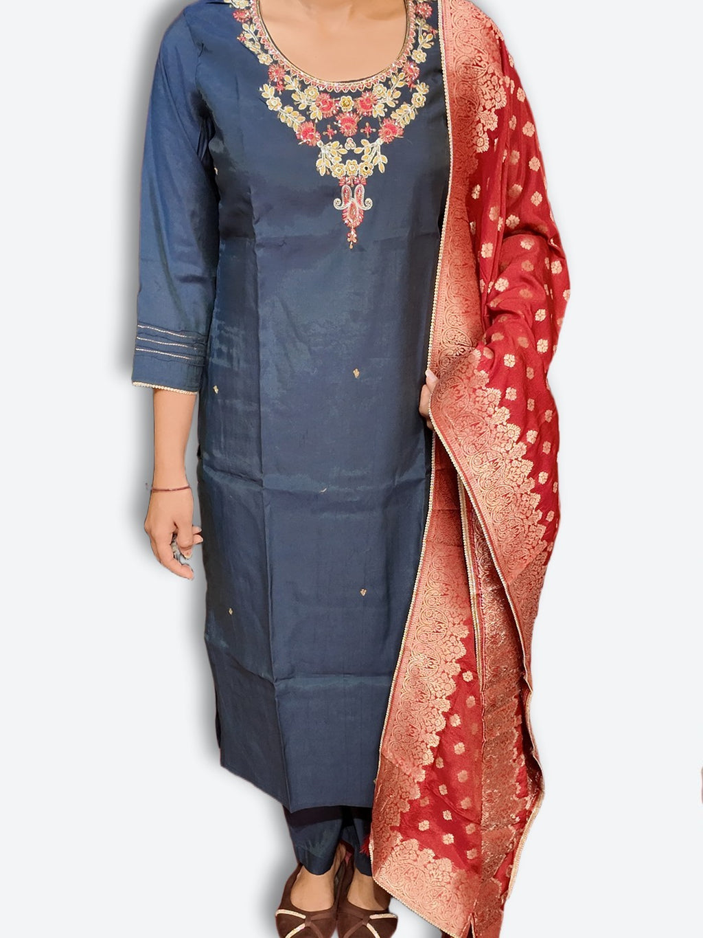 Sapphire Regal Couture Charm Suit
