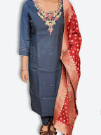Sapphire Regal Couture Charm Suit