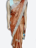 Copper Regal Opulent Heritage Saree