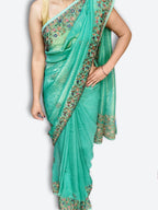 Jade Enchanted Regal Elegance Saree