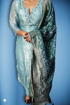 Azure Regal Opulent Charm Suit