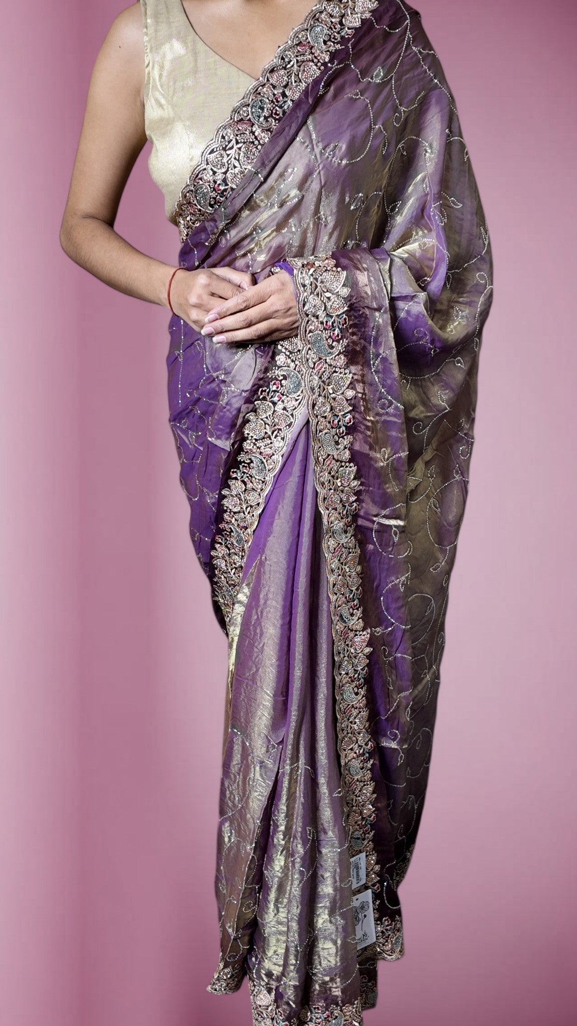 Amethyst Regal Opulent Essence Saree