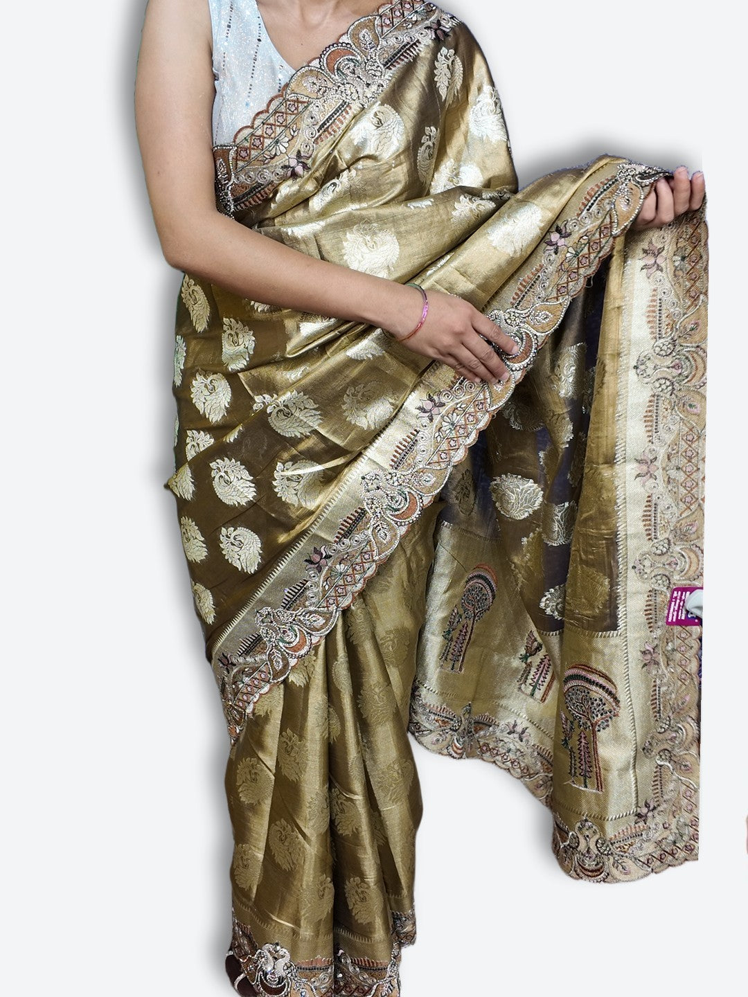 Gilded Regal Opulent Heritage Saree