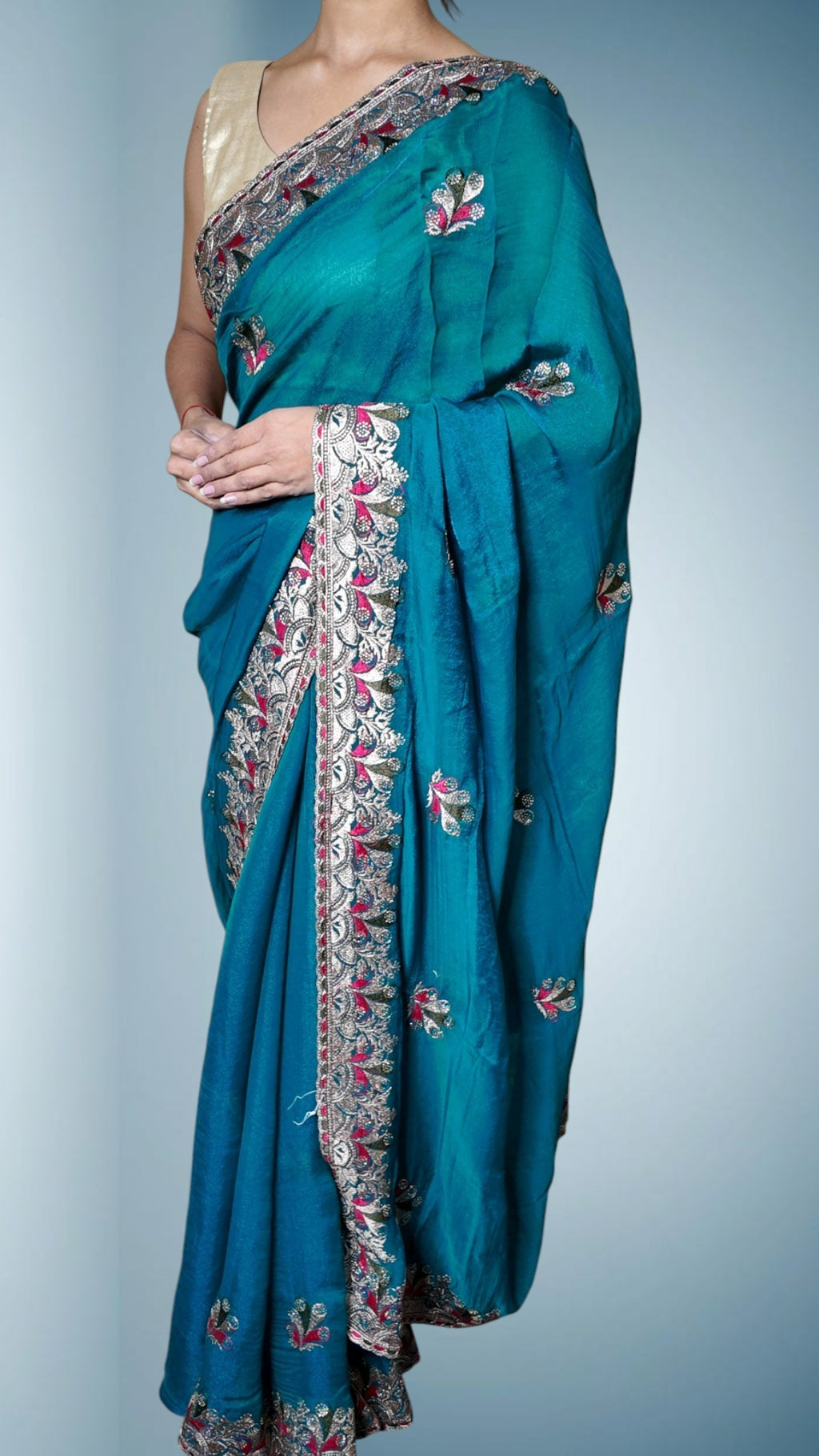 Jade Regal Exquisite Heritage Saree