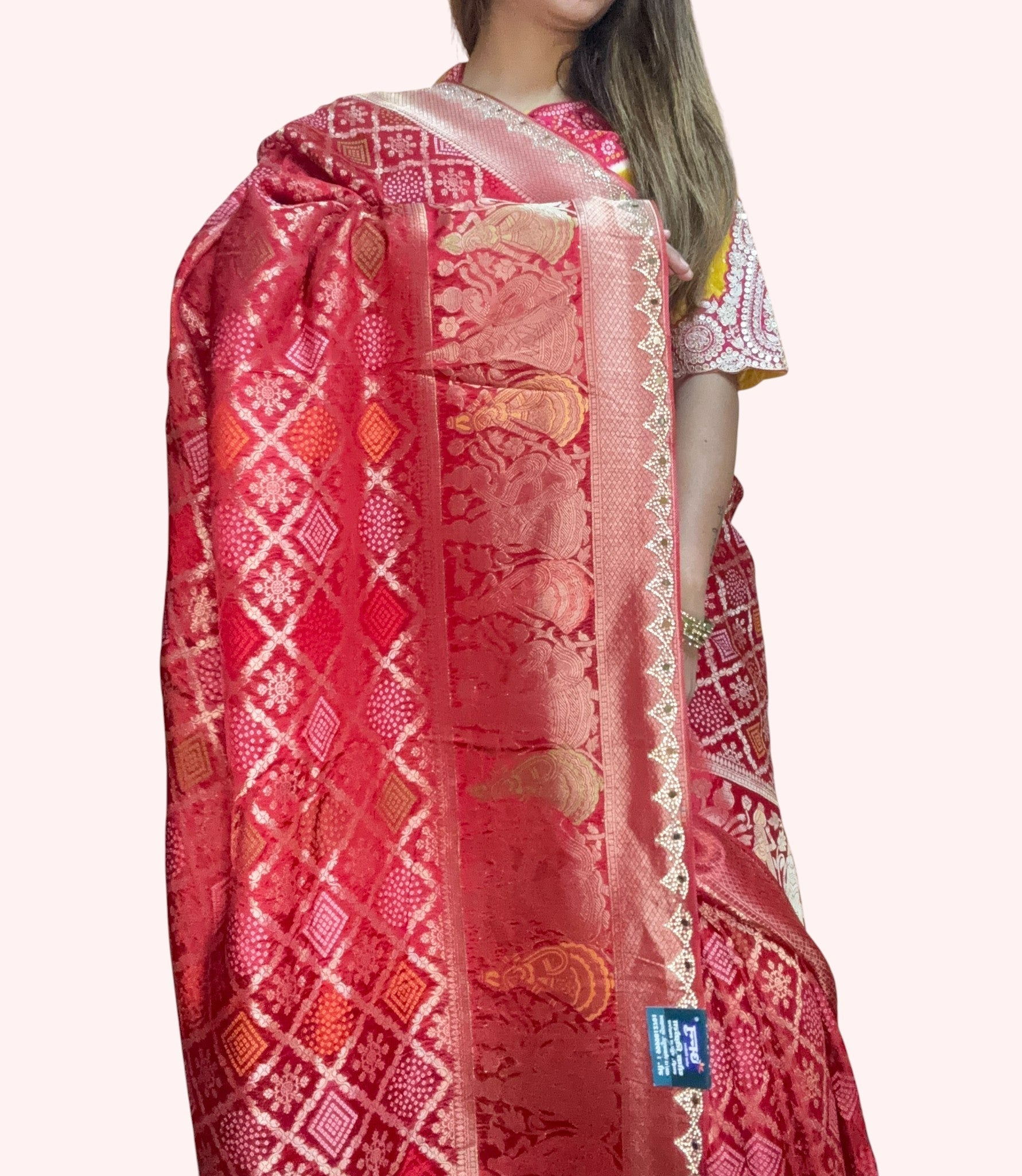 Crimson Regal Heritage Luxe Saree