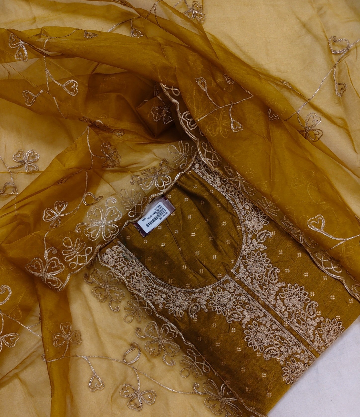 Saffron Regal Elegance Couture Suit