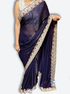 Midnight Regal Opulent Elegance Saree