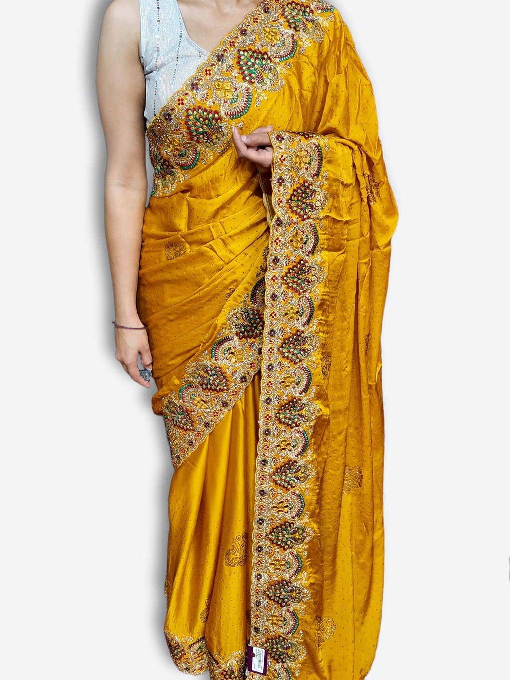 Saffron Regal Exquisite Heritage Saree
