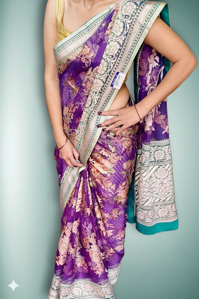 Fuchsia Regal Opulent Heritage Saree