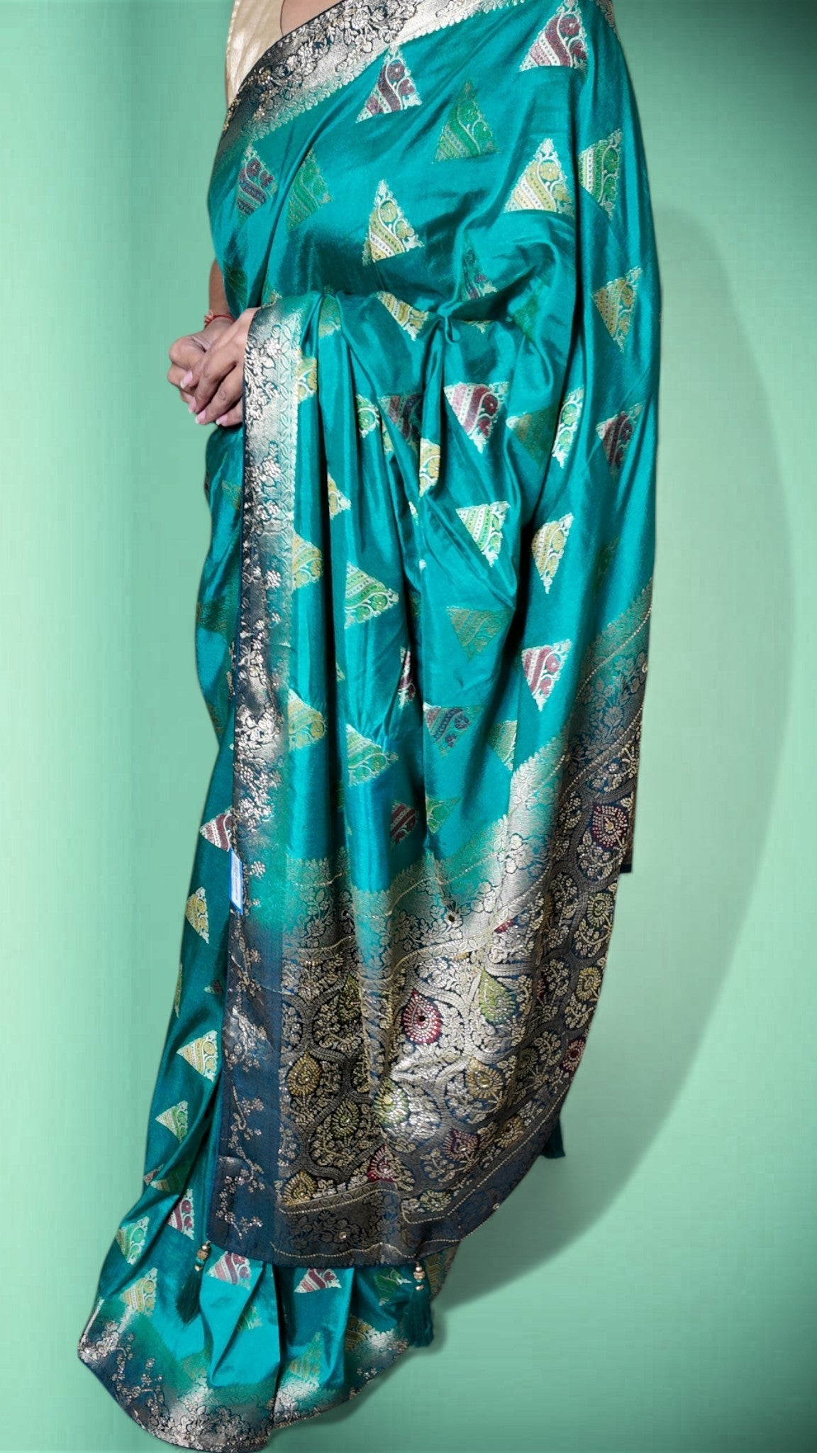 Emerald Regal Heritage Luxe Saree