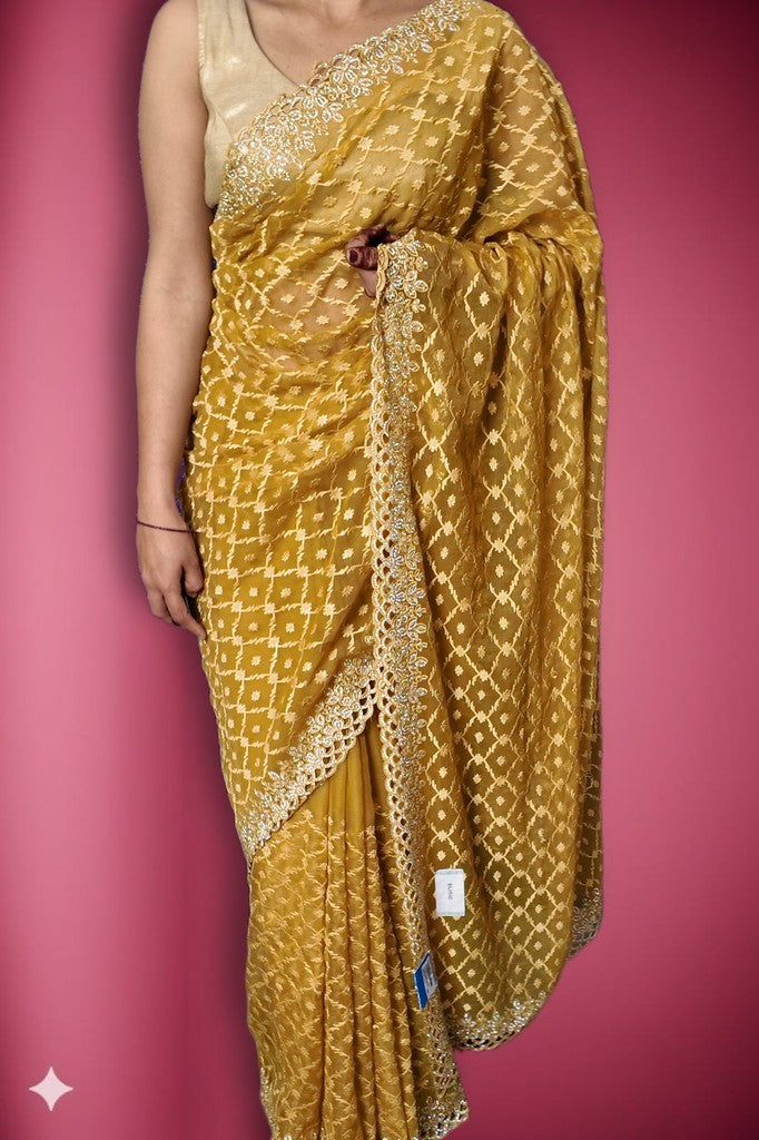 Blush Ethereal Regal Elegance Saree