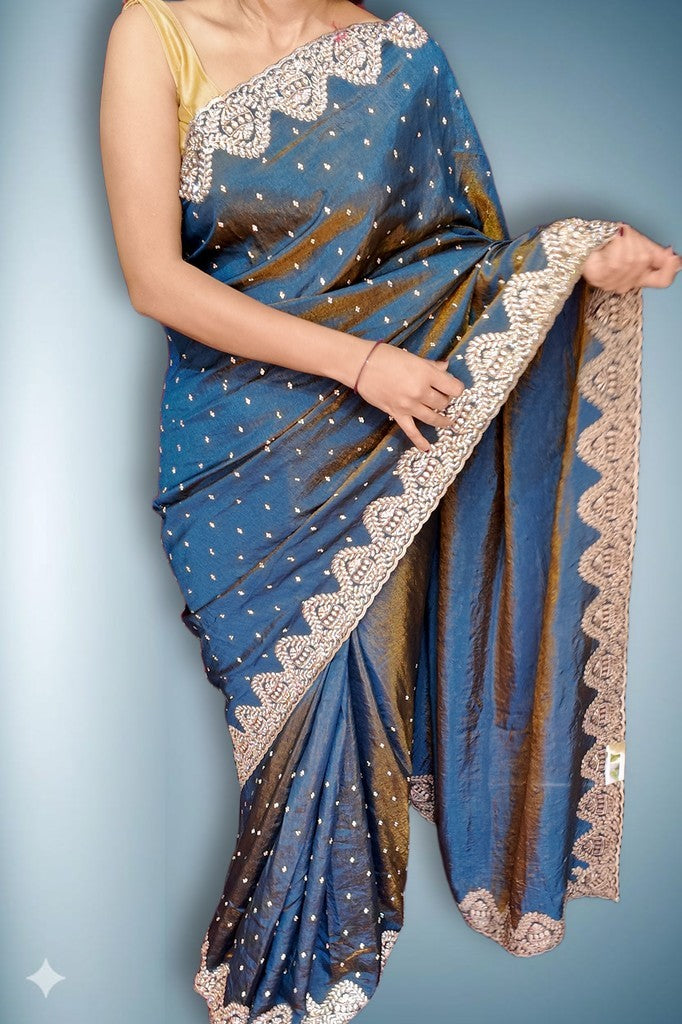 Sapphire Regal Opulent Elegance Saree