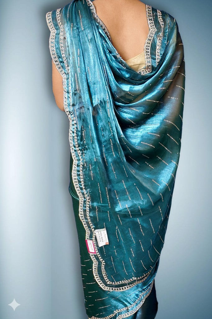 Sapphire Regal Opulent Mystique Saree