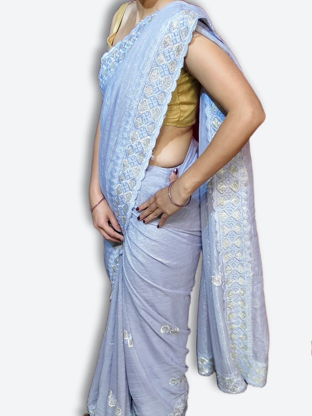 Azure Ethereal Regal Glamour Saree