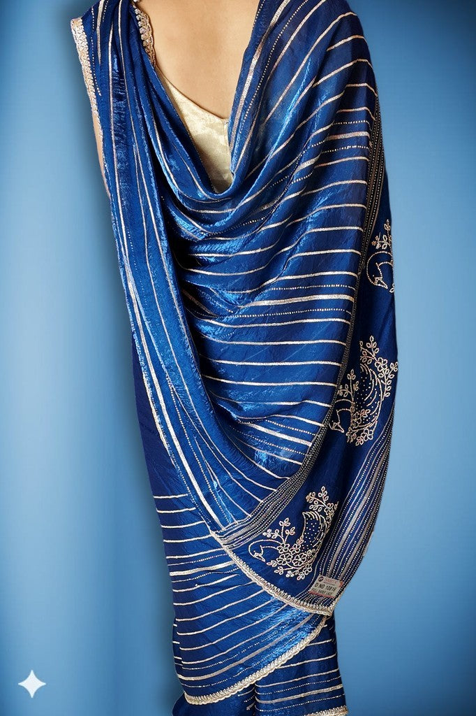 Sapphire Regal Radiant Elegance Saree
