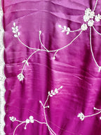 Amethyst Regal Exquisite Bloom Saree