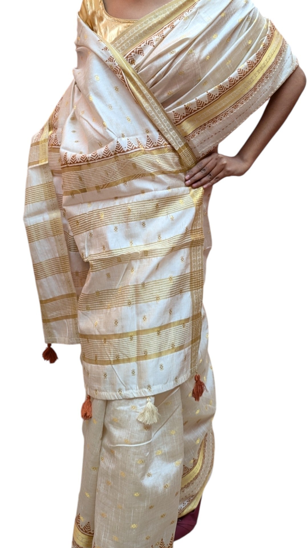 Ivory Regal Heritage Luxe Saree