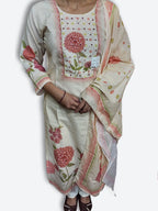 Ivory Ethereal Graceful Classic Suit