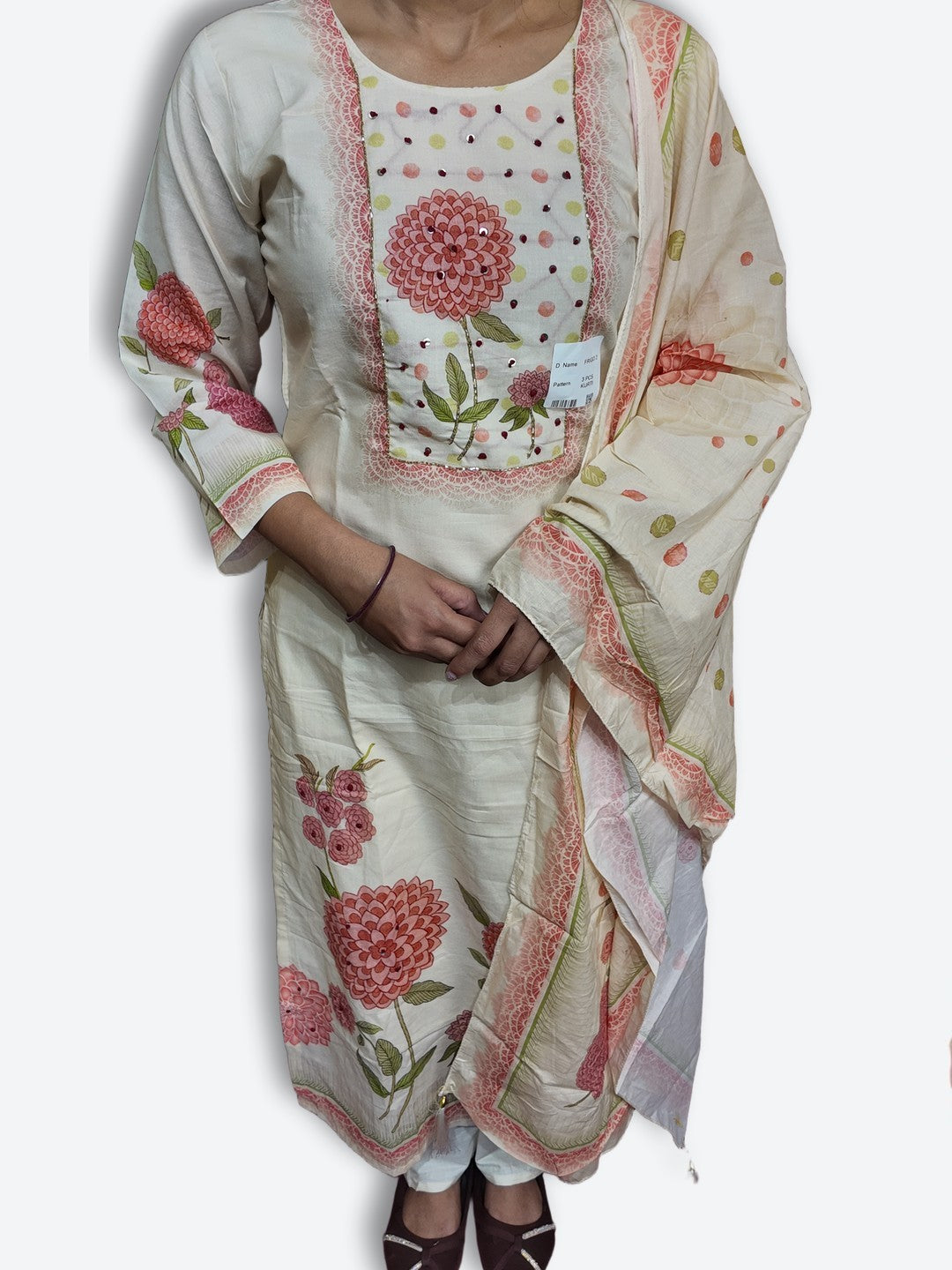 Ivory Ethereal Graceful Classic Suit