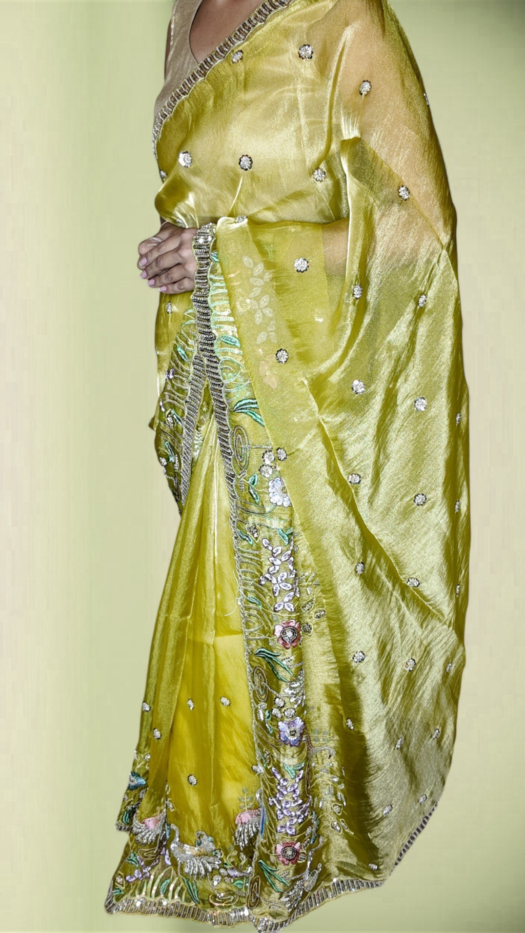Saffron Regal Exquisite Couture Saree