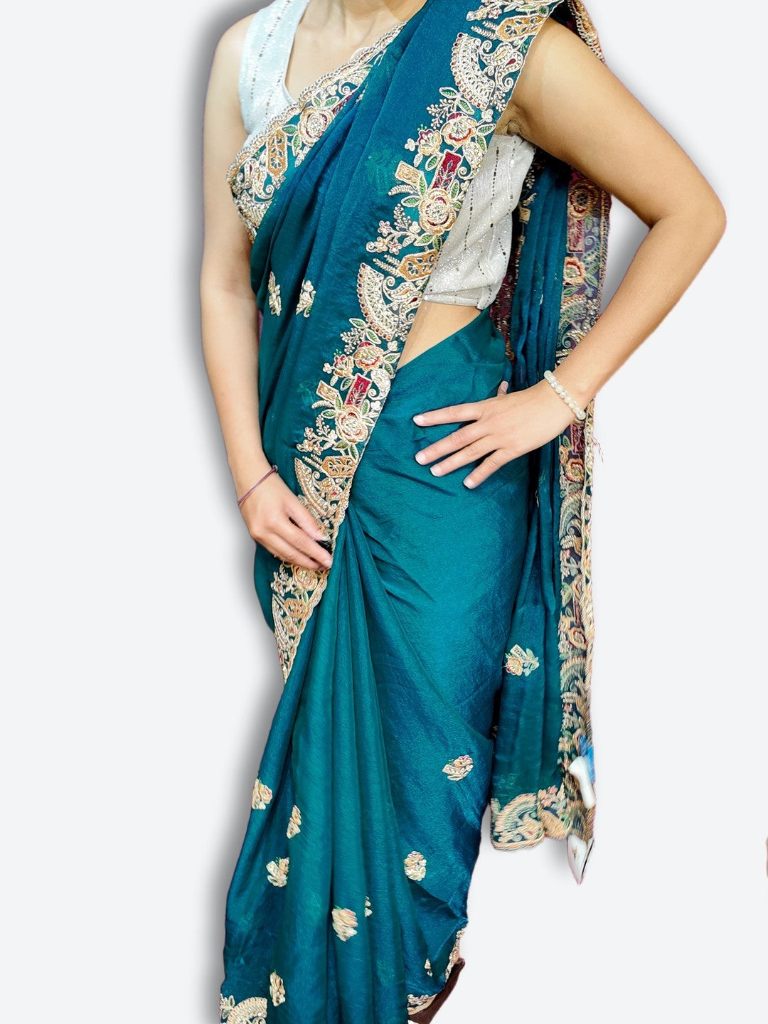 Emerald Regal Exquisite Heritage Saree
