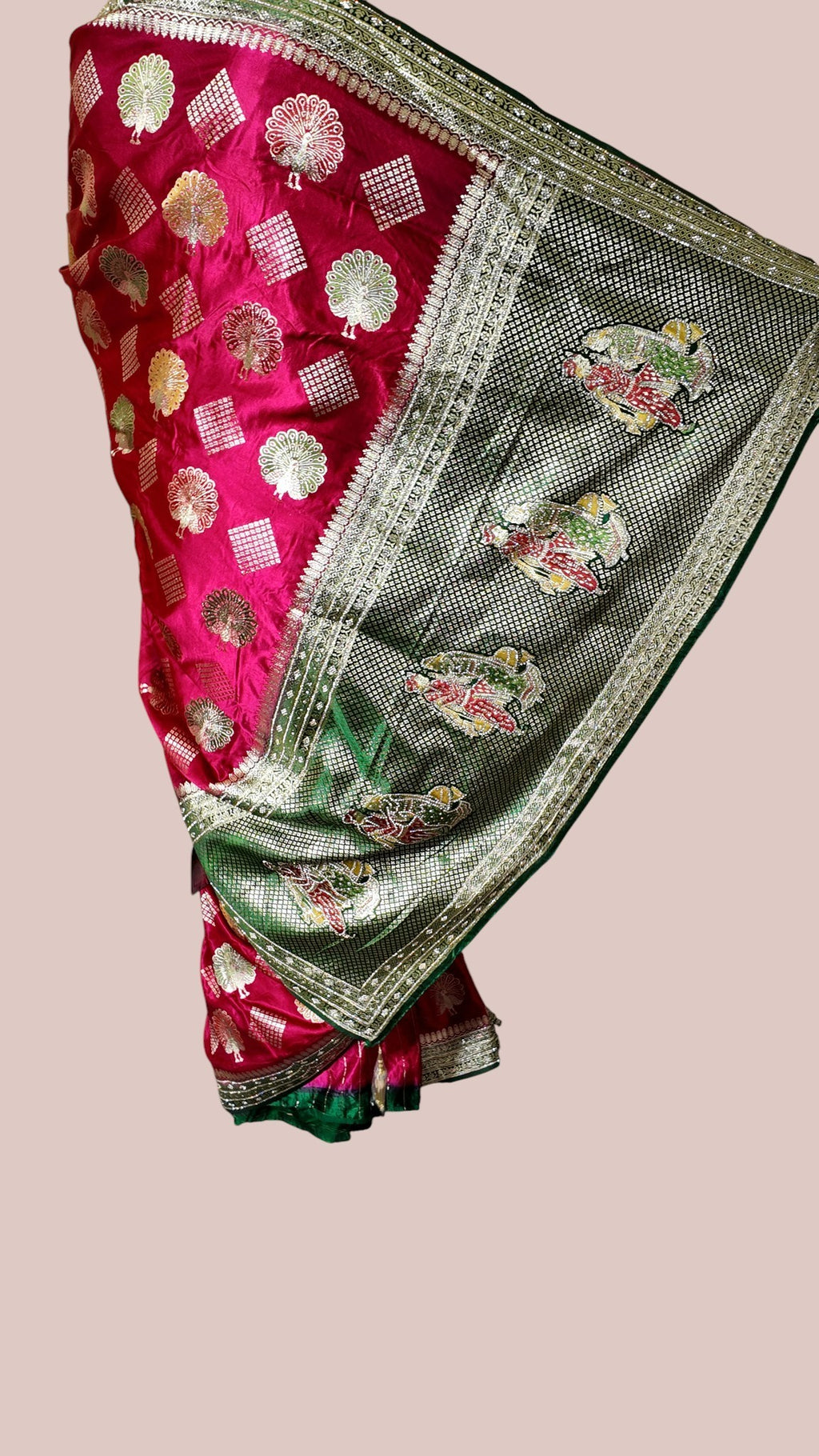 Crimson Regal Heritage Luxe Saree