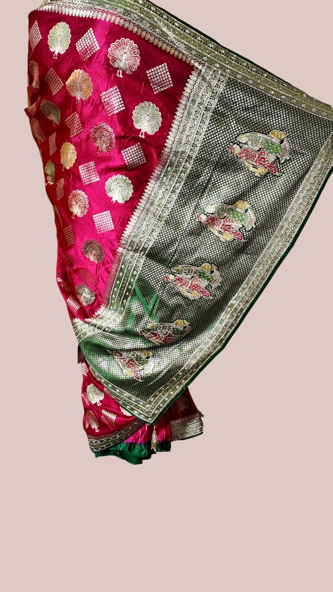 Crimson Regal Heritage Luxe Saree