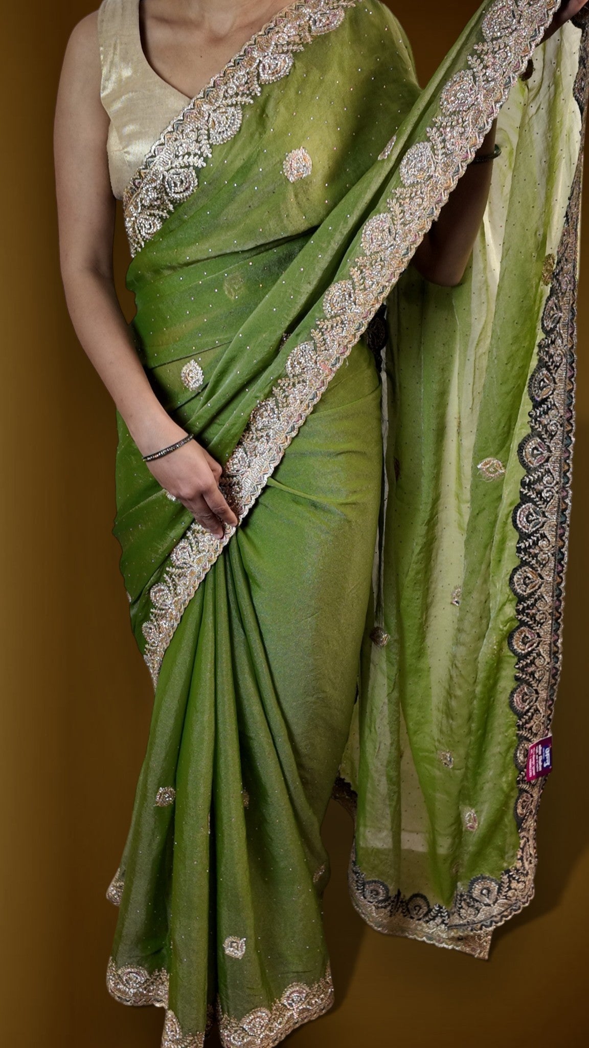 Emerald Regal Exquisite Heritage Saree