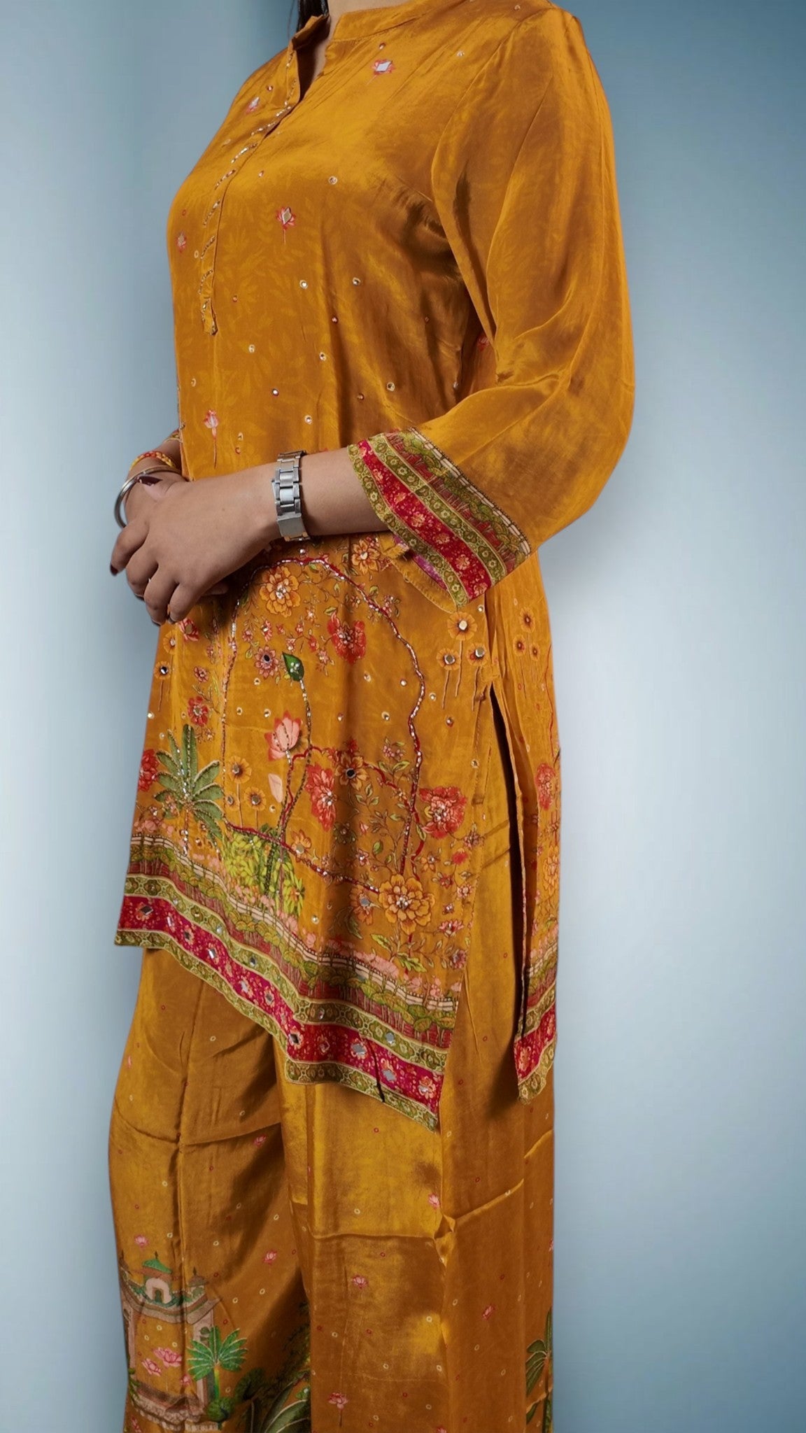 Saffron Regal Heritage Luxe Suit