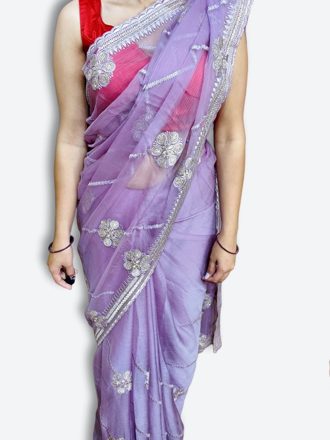 Orchid Ethereal Regal Charm Saree
