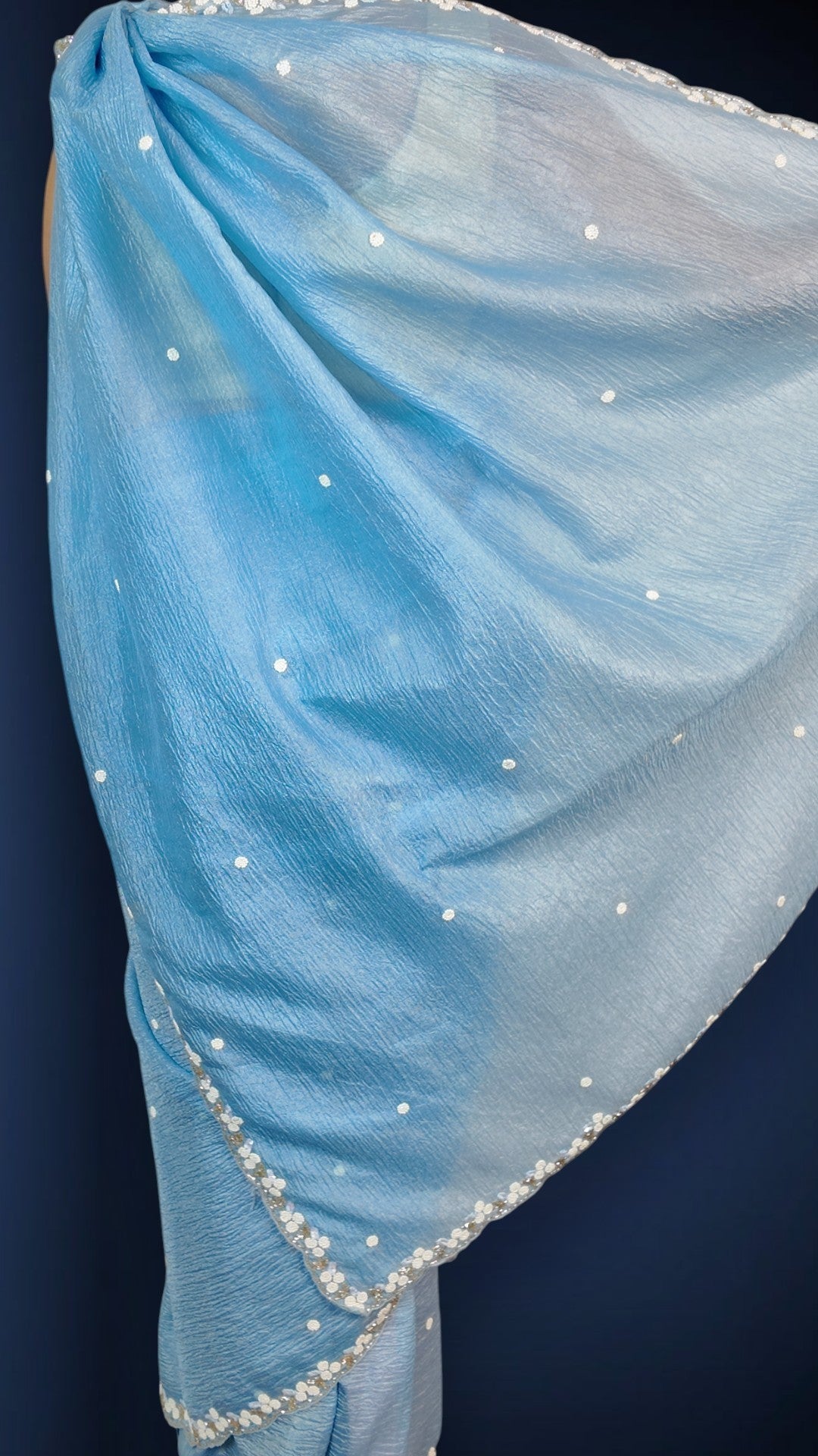 Azure Timeless Graceful Radiant Saree