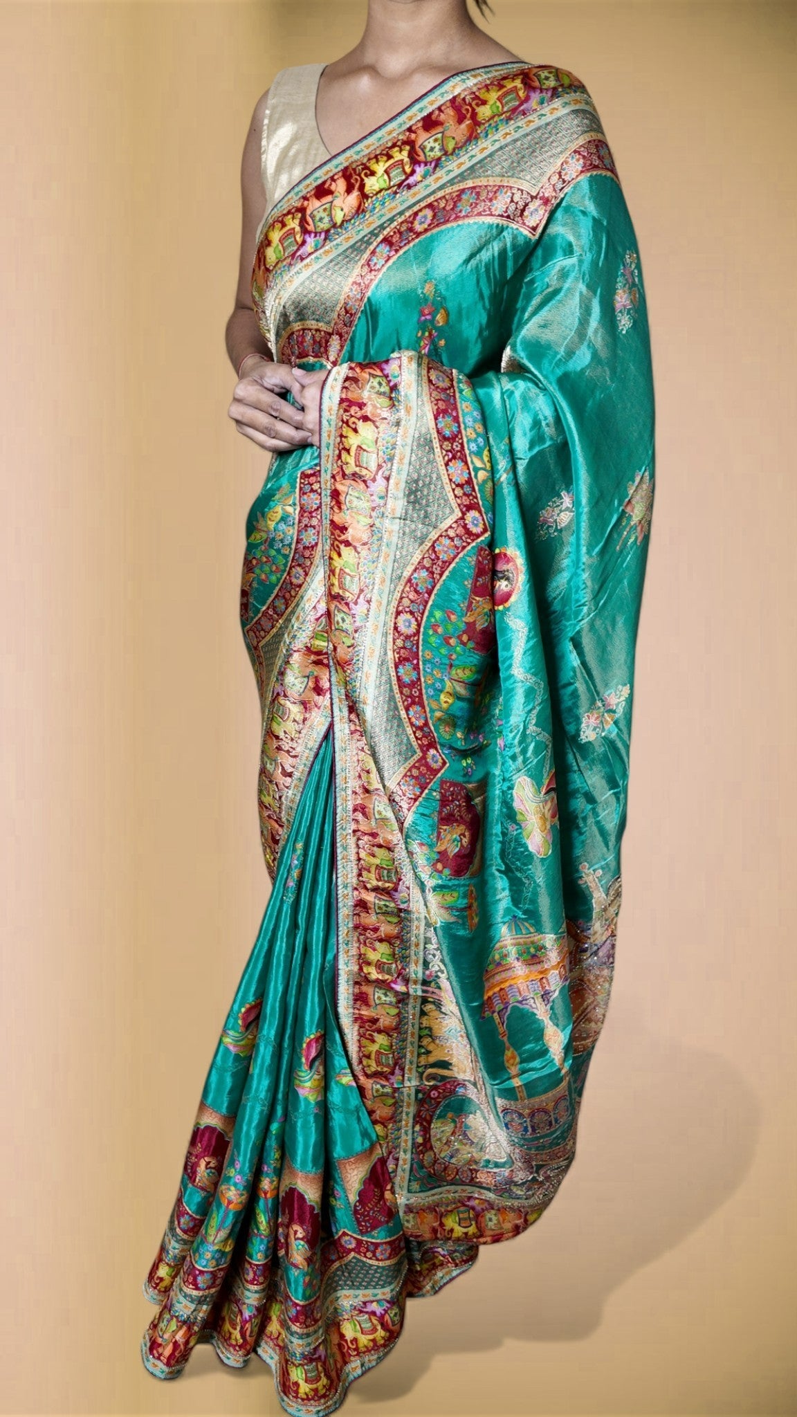 Jade Regal Heritage Luxe Saree