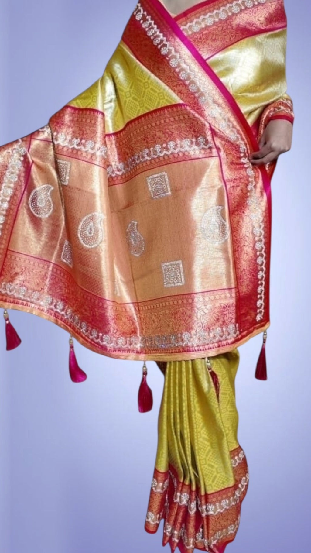 Saffron Regal Heritage Luxe Saree