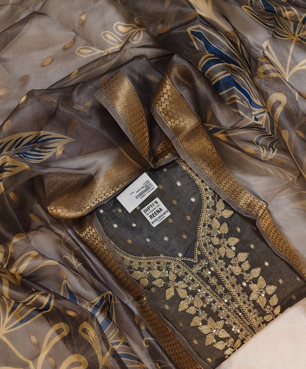 Charcoal Opulent Heritage Charm Suit