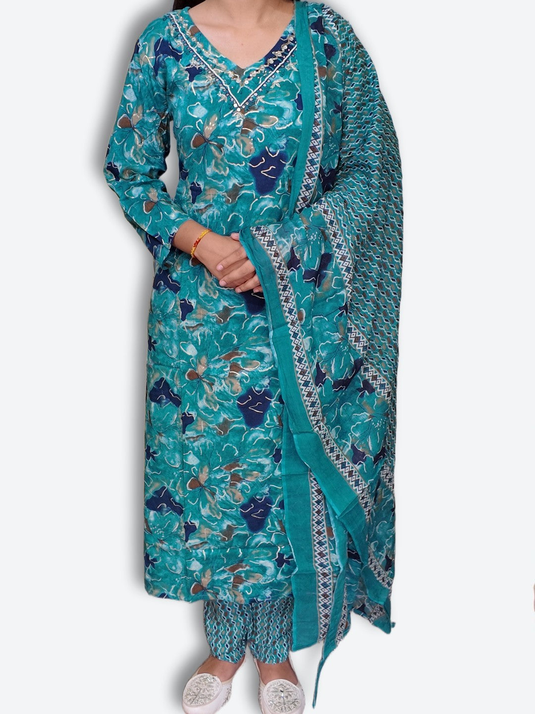 Jade Regal Couture Bloom Suit