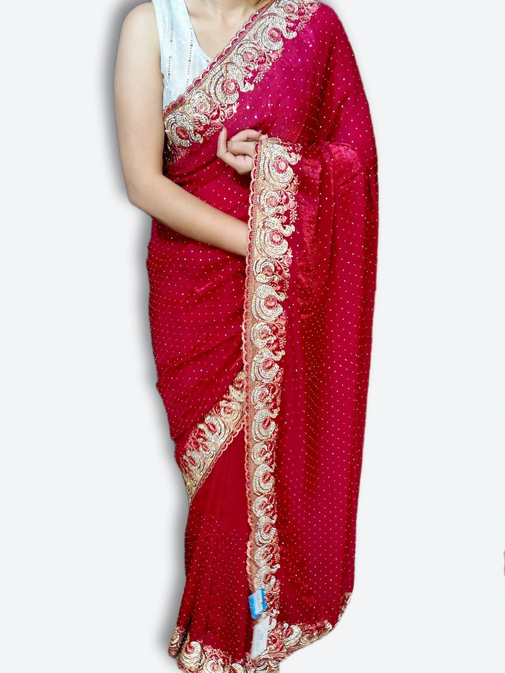 Fuchsia Regal Opulent Couture Saree
