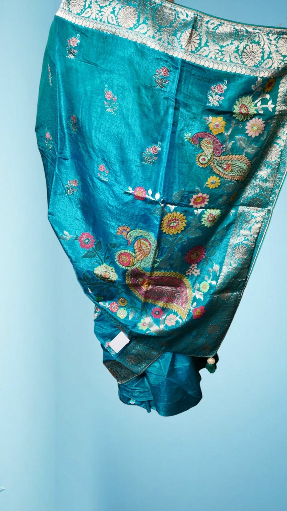 Azure Regal Opulent Heritage Saree