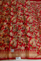 Crimson Regal Opulent Bloom Saree