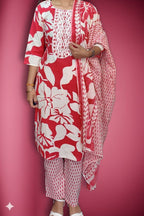 Crimson Regal Timeless Elegance Suit