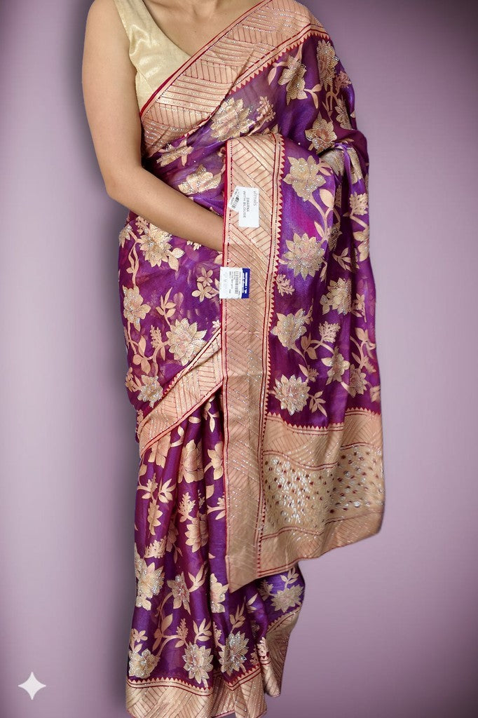 Fuchsia Regal Opulent Heritage Saree