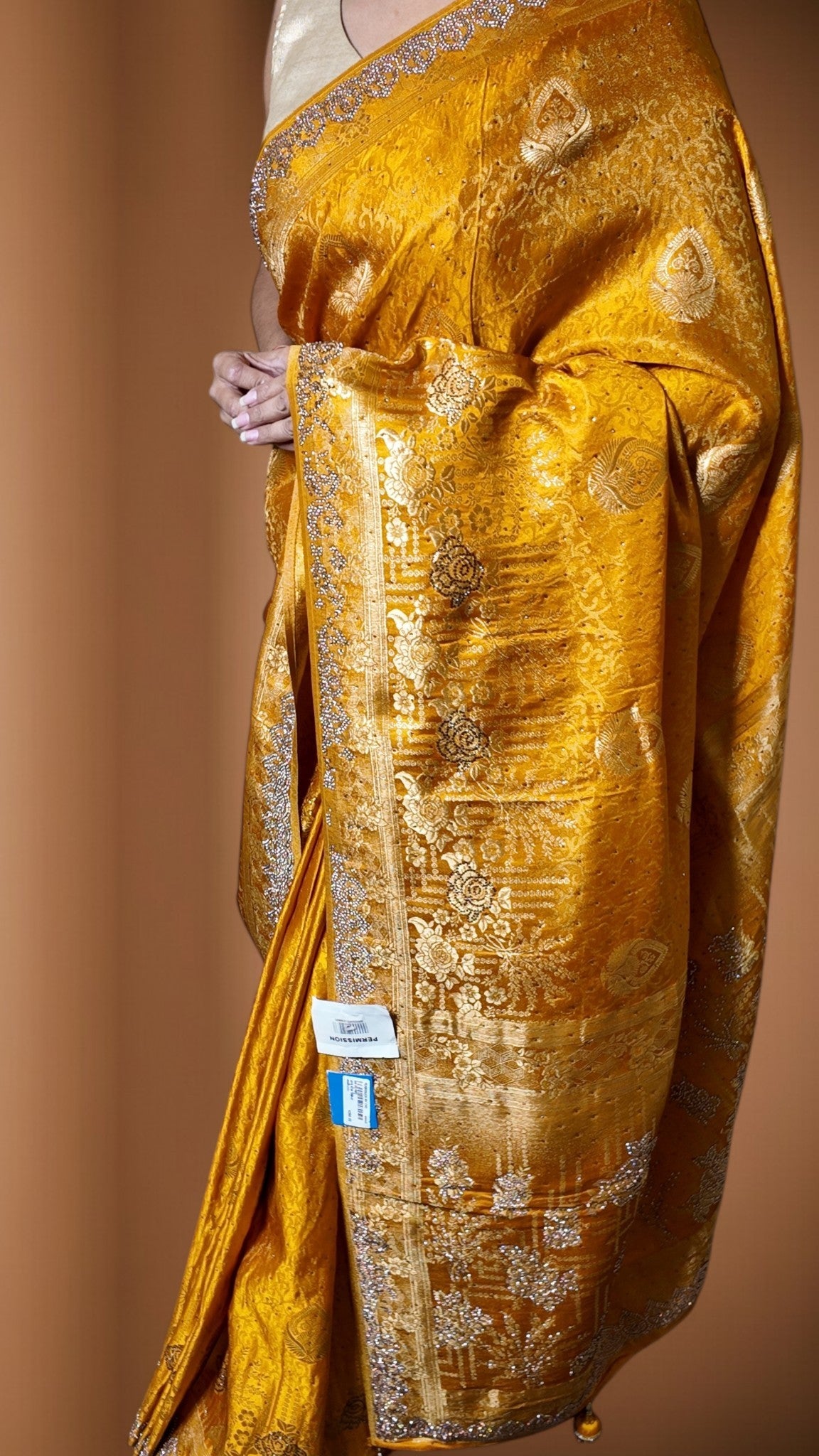 Saffron Regal Opulent Essence Saree