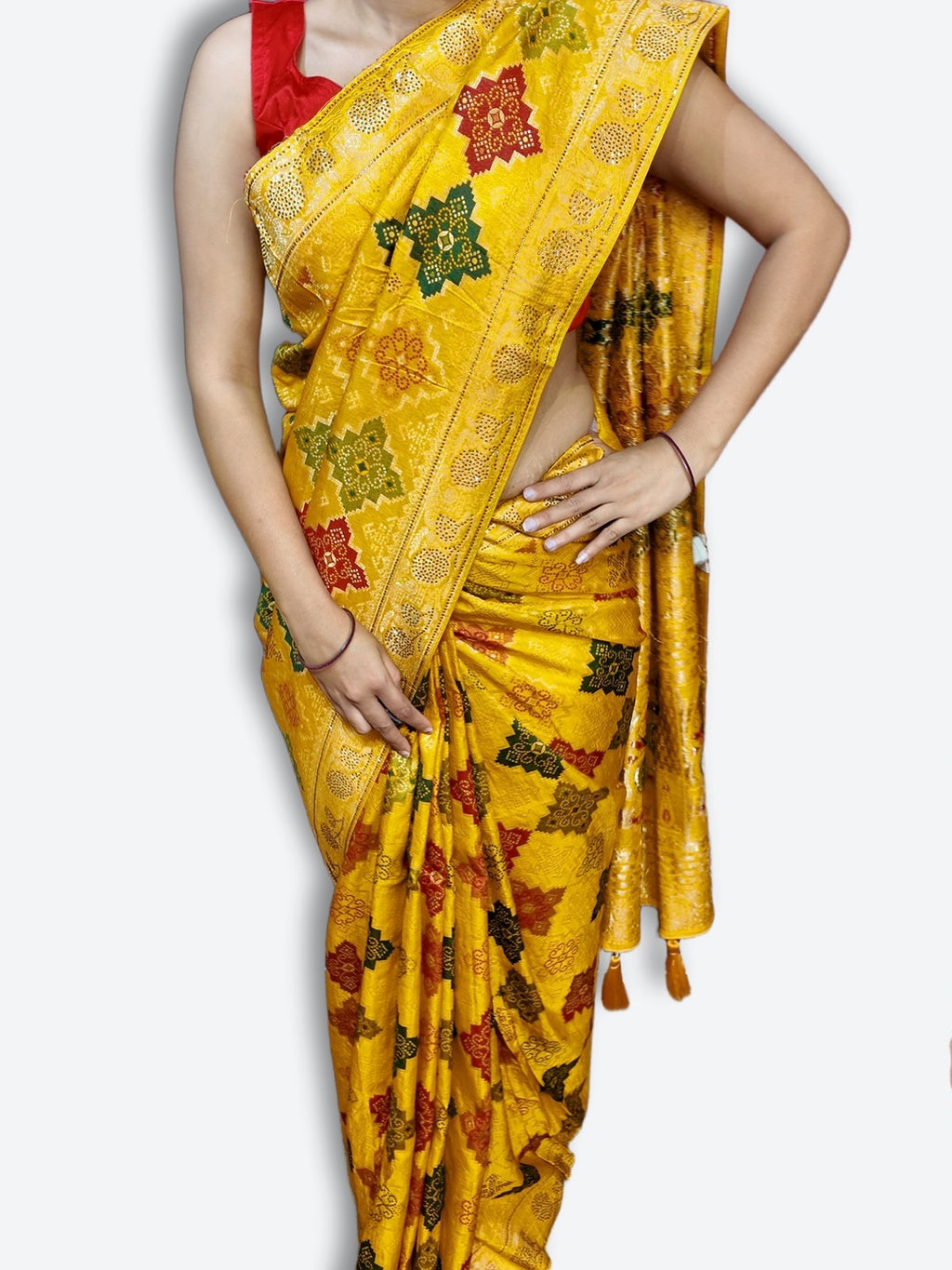 Saffron Regal Opulent Heritage Saree