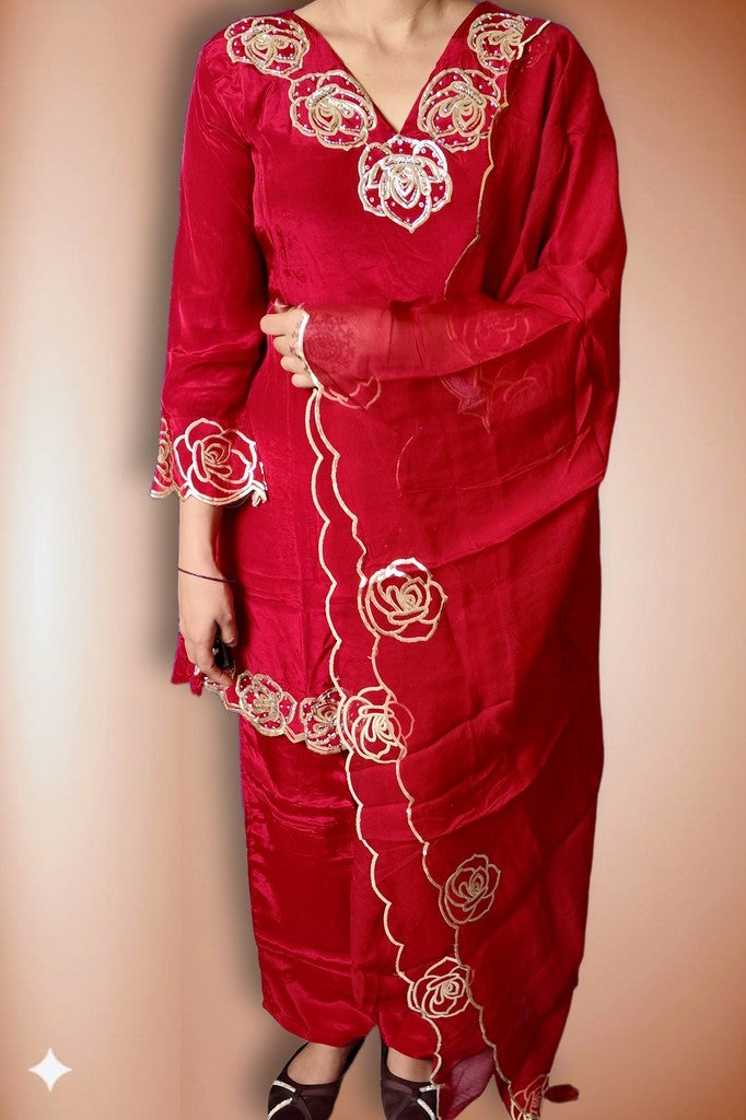 Burgundy Regal Heritage Luxe Suit