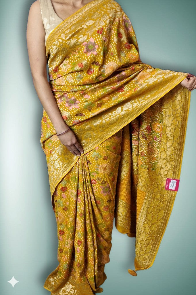Saffron Regal Heritage Luxe Saree